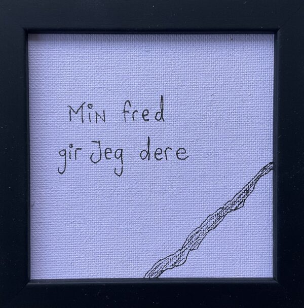 10x10 Sitat Maleri - Fred 01