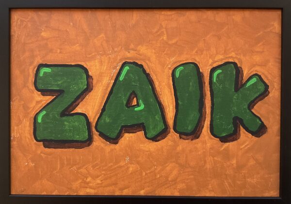 21x30cm Akryl Maleri - ZAIK