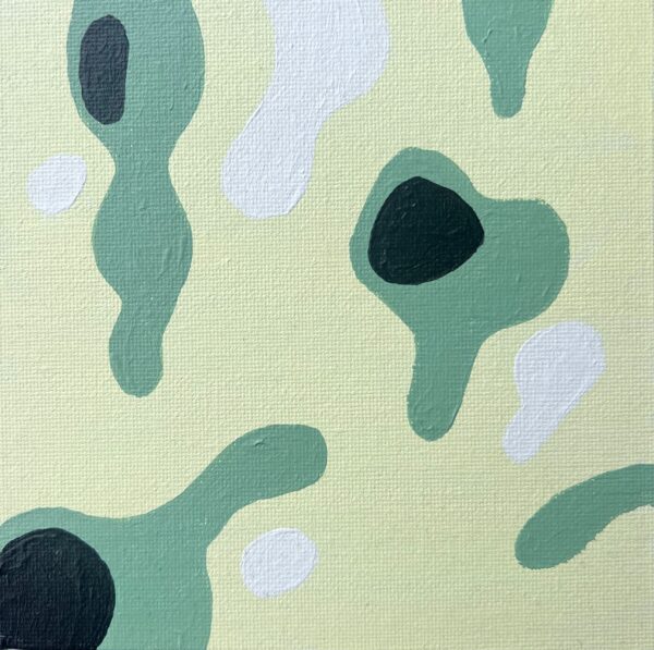 15x15cm Akryl Maleri - Pale