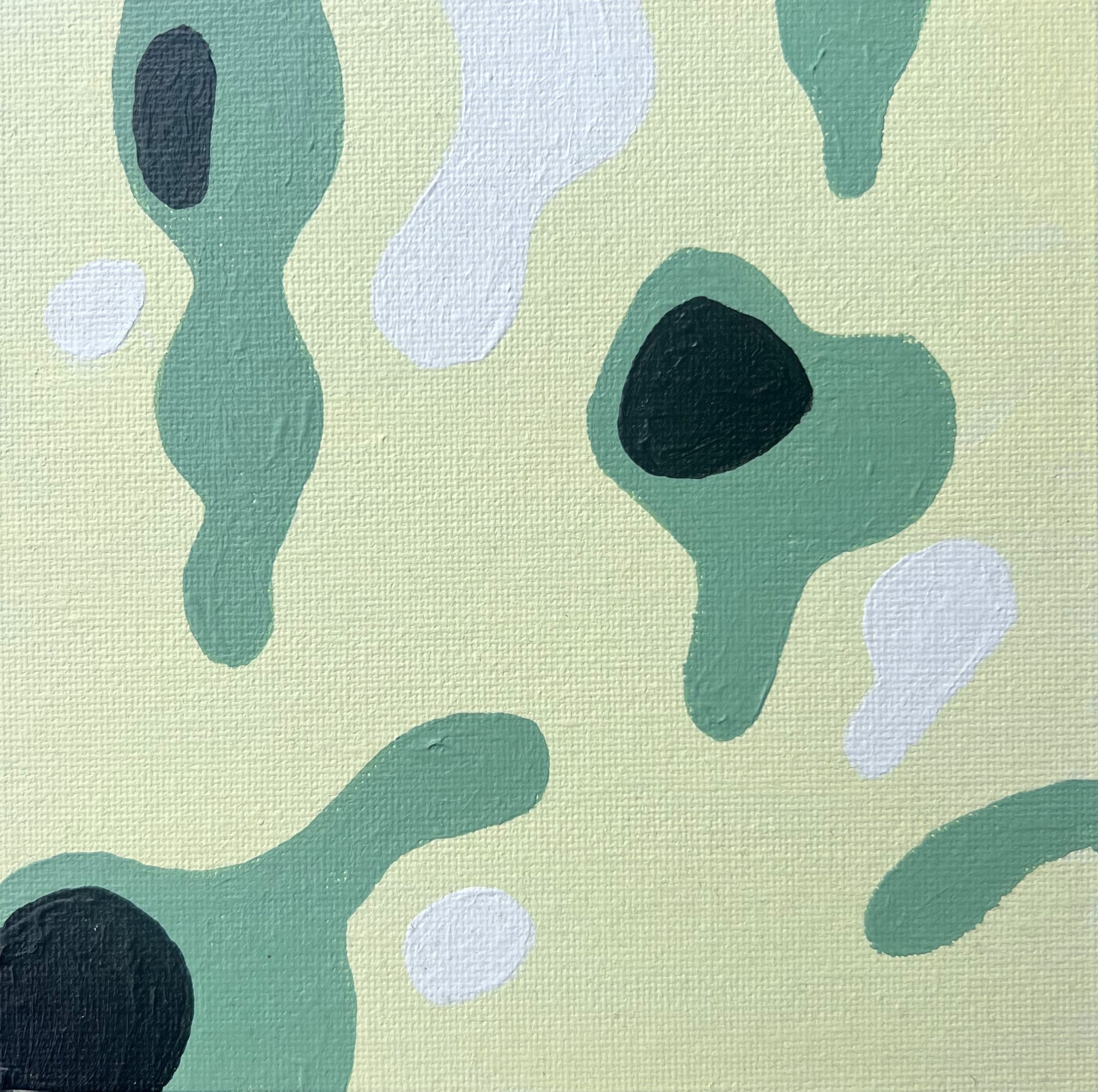 15x15cm Akryl Maleri - Pale